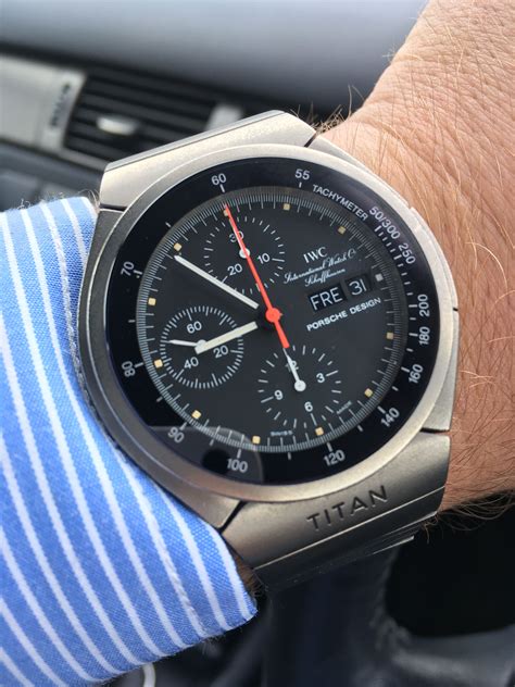 iwc porche designe titanio|porsche titan chronograph.